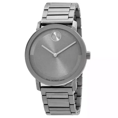 Pre-owned Movado Bold Evolution Quartz Grey Dial Man's Watch 3601096