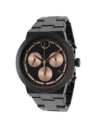 Movado Bold Fusion 45mm Watch In Black