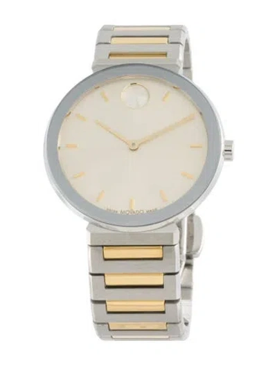 Pre-owned Movado Bold Horizon Watch, 34mm In Multi