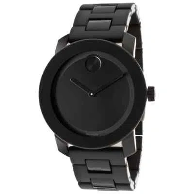 Pre-owned Movado Bold Men's 3600047 Tr90 Black Swiss Quartz Watch 42mm $695