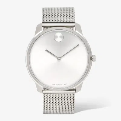 MOVADO BOLD MEN'S 3600260 THIN STAINLESS STEEL MESH BRACELET WATCH 44MM