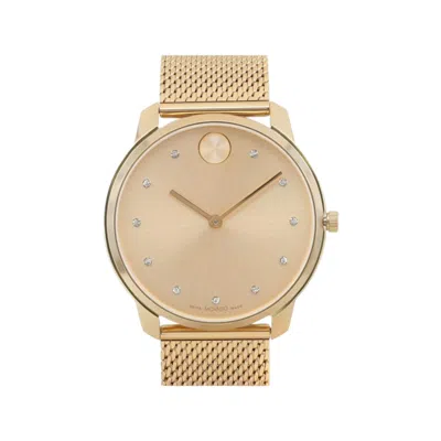 Movado Bold Men's 3600903 Thin Gold Stainless Steel Quartz 42mm Watch