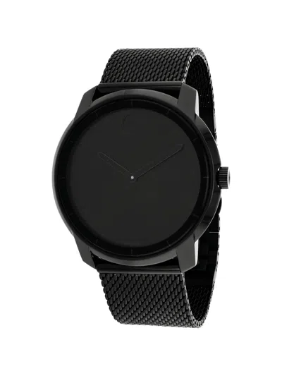 Movado Bold Mesh-strap 44mm Watch In Black