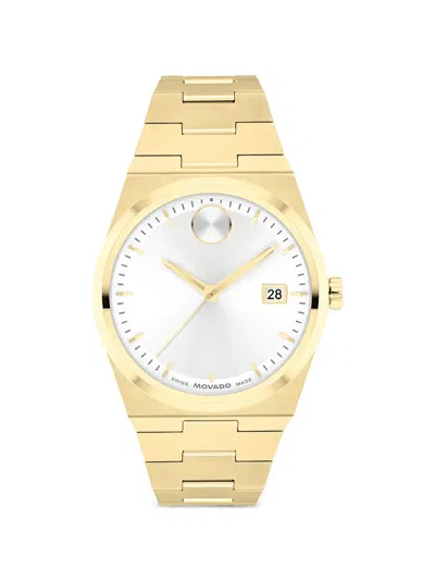 Movado Bold Quest 35mm Watch In Gold