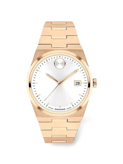 Movado Bold Quest 35mm Watch In Transparent