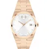 Movado Bold Quest Bracelet Watch, 35mm In White/rose Gold