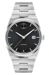 Movado Men's Bold Quest Swiss Automatic Stainless-steel Watch, 39mm In Black