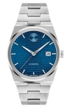 Movado Men's Bold Quest Swiss Automatic Stainless-steel Watch, 39mm In Silver-tone