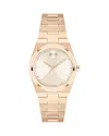 Movado Women's Bold Quest Swiss Quartz Ionic Plated Rose Gold Steel Watch 35mm In Rose Gold/rose Gold