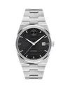 Movado Men's Bold Quest Swiss Automatic Stainless-steel Watch, 39mm In Black/silver