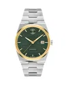 Movado Men's Bold Quest Swiss Automatic Stainless-steel Watch, 39mm In Green/silver