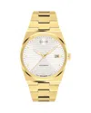 Movado Men's Bold Quest Swiss Automatic Ionic Plated Light Gold Steel Watch, 39mm In White/gold