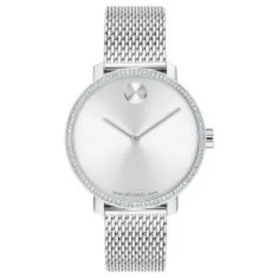 Movado Bold Shimmer Watch, 34mm In Silver Tone