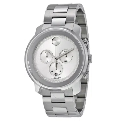 Movado Bold Silver Dial Stainless Steel Men's Watch 3600276 In Metallic