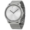MOVADO MOVADO BOLD SILVER DIAL STAINLESS STEEL MESH MEN'S WATCH 3600260