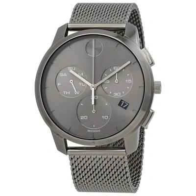 Movado Bold Thin Chronograph Quartz Grey Dial Men's Watch 3600635