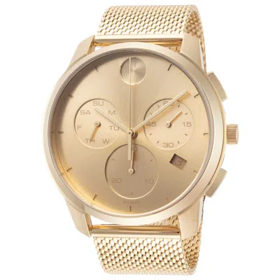Movado Bold Thin Men's Watch 3600634 In Gold