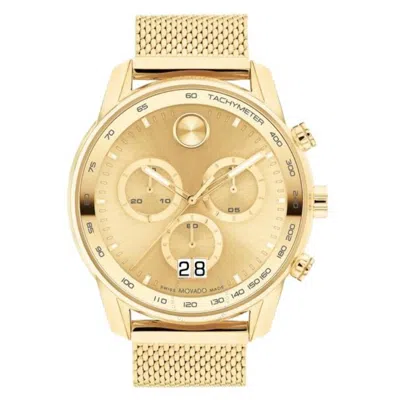 Movado Bold Verso Chronograph Quartz Gold Dial Men's Watch 3600911