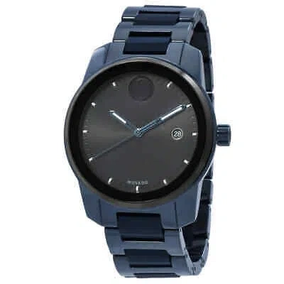 Pre-owned Movado Bold Verso Quartz Black Dial Men's Watch 3600728