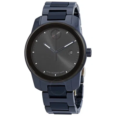 Movado Bold Verso Quartz Black Dial Men's Watch 3600864 In Black / Blue