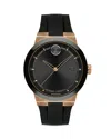 Movado Bold Watch, 42.3mm In Black/bronze