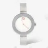 Movado Bold Women's 3600194 Bangles Stainless Steel Watch With Sunray Dial 34mm In Silver