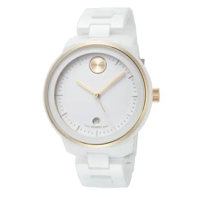 Movado Bold Women's 38.5mm Quartz Watch In White