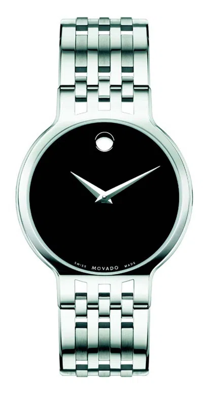 Pre-owned Movado Brand  40mm Men's Esperanza Stainless Steel Bracelet Watch 0606042