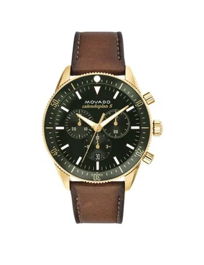 Pre-owned Movado Brand  Heritage Calendoplan S 42mm Men's Watch 3650062
