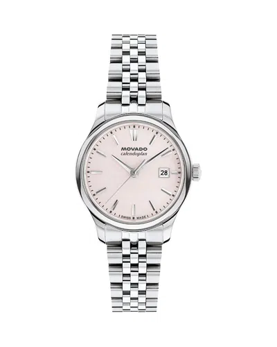 Movado Calendoplan Watch, 27mm In Yellow