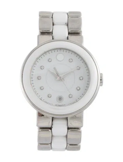 Pre-owned Movado Cerena Watch, 36mm In Multicolor