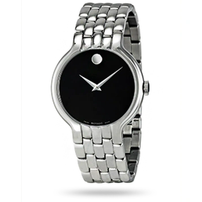Movado Classic Black Dial Stainless Steel Men's Watch 0606337