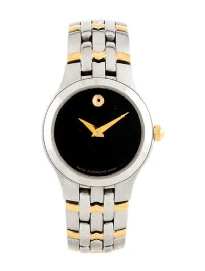 Pre-owned Movado Classic Watch, 24mm In Multi