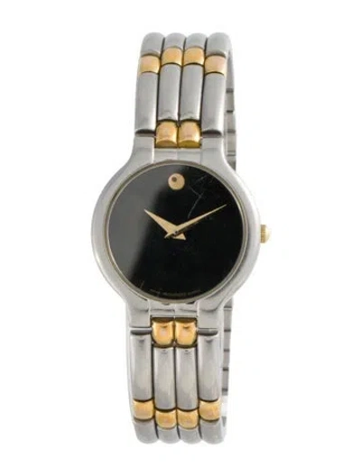 Pre-owned Movado Classic Watch, 26mm In Multicolor