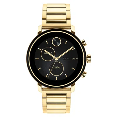 Pre-owned Movado Connect 2.0 Touchscreen Gold-tone Stainless Steel Bracelet Watch 3660036