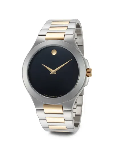 Movado Corporate 40mm Watch In Metallic
