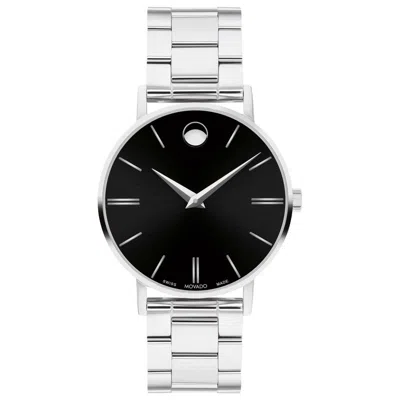 Movado Corporate Unisex Watch In Black