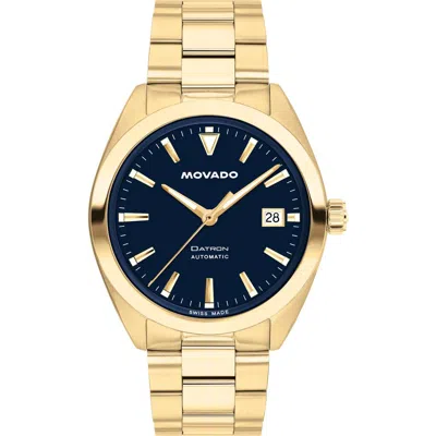 Movado Datron Automatic Bracelet Watch, 39mm