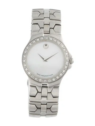 Pre-owned Movado Delphino Watch, 26mm In Multicolor