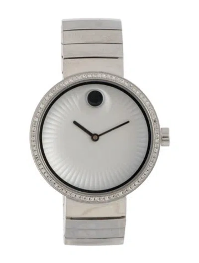 Pre-owned Movado Edge Watch, 34mm In Multicolor