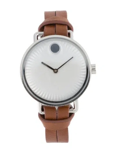Pre-owned Movado Edge Watch In Multi