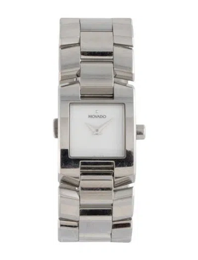 Pre-owned Movado Eliro Watch, 21mm In Multicolor