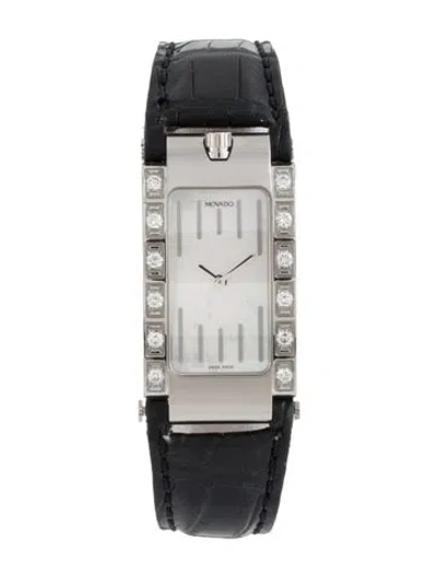 Pre-owned Movado Elliptica Watch In Multicolor
