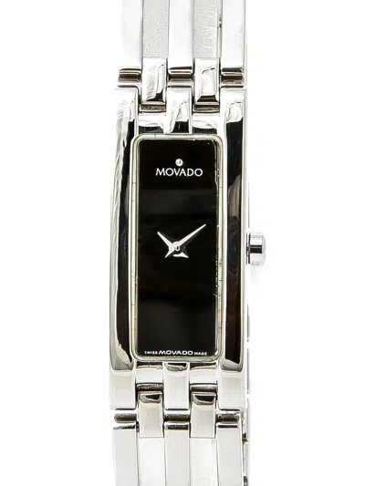 Pre-owned Movado Esperanza 15mm Watch In Black