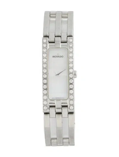 Pre-owned Movado Esperanza Watch, 14mm In Multicolor