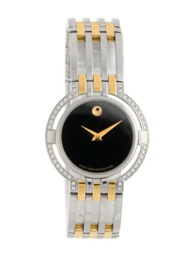 Pre-owned Movado Esperanza Watch, 26mm In Multicolor