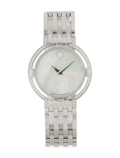 Pre-owned Movado Esperanza Watch, 36mm In Multicolor