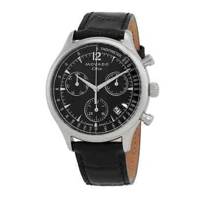 Pre-owned Movado Heritage Chronograph Quartz Grey Dial Men's Watch 3650163