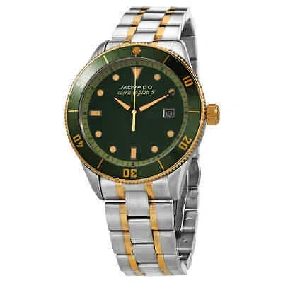 Pre-owned Movado Heritage Quartz Green Dial Men's Watch 3650096