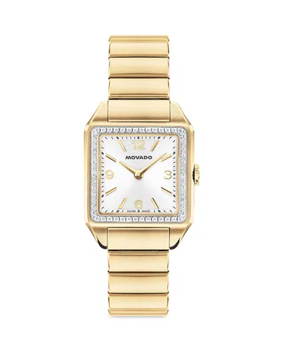 Movado Heritage Series 1917 Watch, 25mm X 34.1mm In Gold